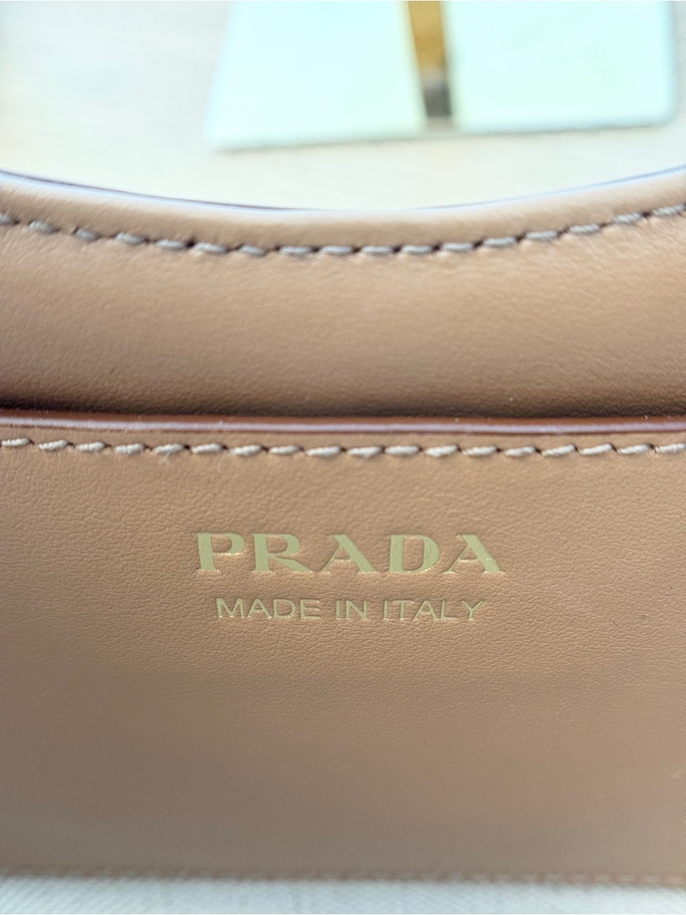PRADA Wicker and Leather Arqué Top Handle Bag - Picture 11 of 16